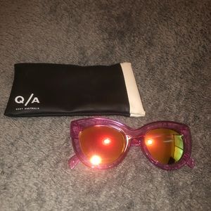 QUAY Pink Sunglasses